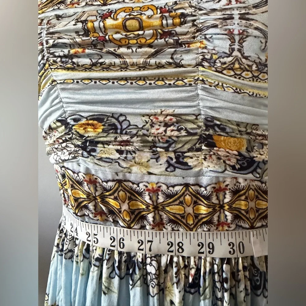 White House Black Market Strapless Maxi‎ Dress - Multicolor